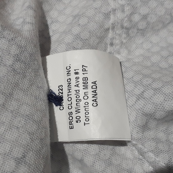 7 Downie St London Couture Men's Short Sleeve Button Down Size 5 (Large) - Picture 9 of 10